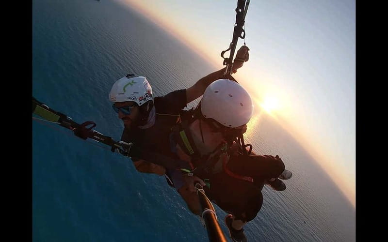 Paragliding paramotor flight corfu - Stavros Natsikos as your pilot