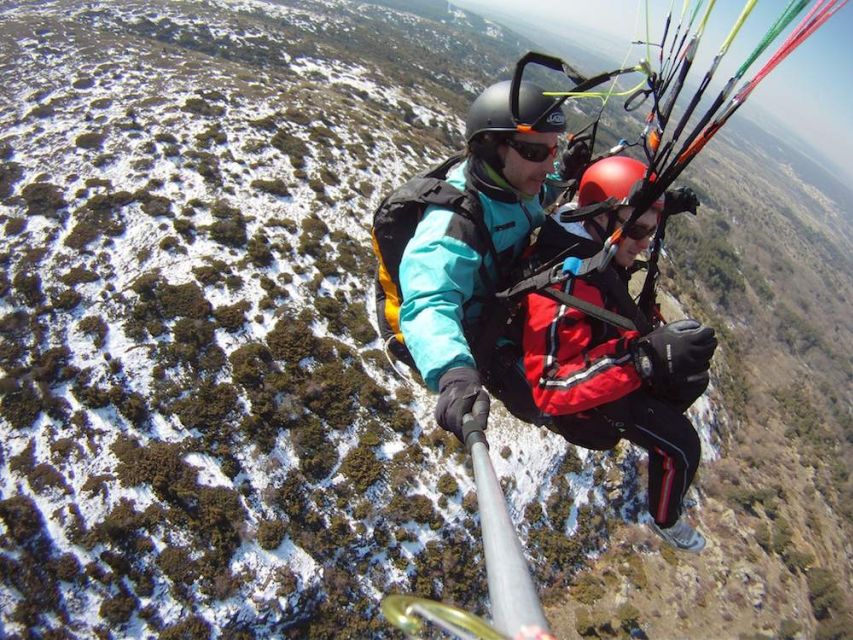 Paragliding Tandem Flight from Madrid - The first seconds in the air