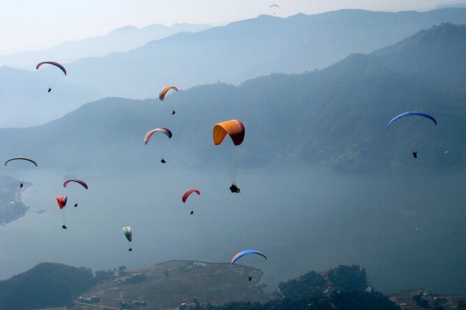 Paragliding Tandem Flight from Pokhara with Photos and Video - A clear briefing before takeoff