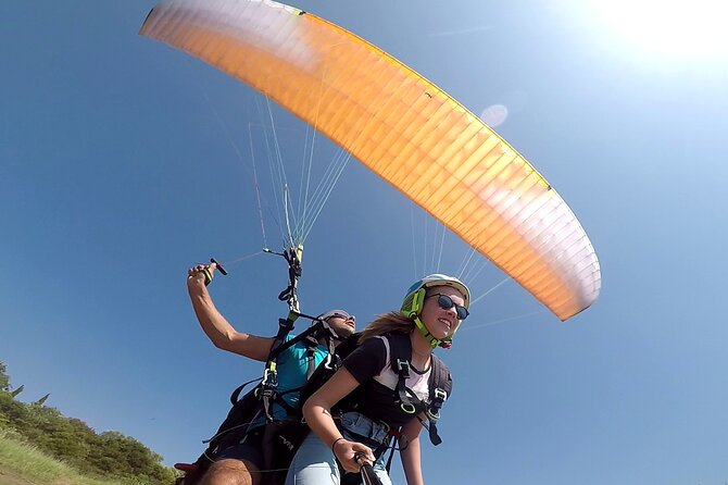 Paragliding Tandem Flight in Corfu - When a paramotor flight replaces free flight