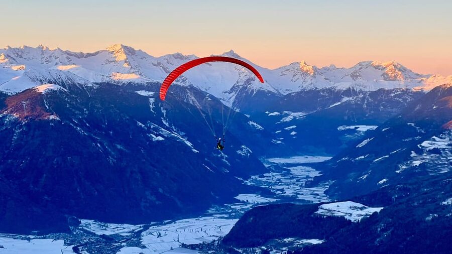 Paragliding Tandem Flight Kronplatz Dolomites Alps - The 17-minute cable car ride