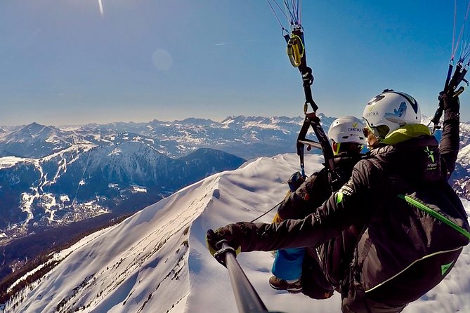 Paragliding Tandem Flight over the Alps in Chamonix - Brévent is your launch point above Chamonix