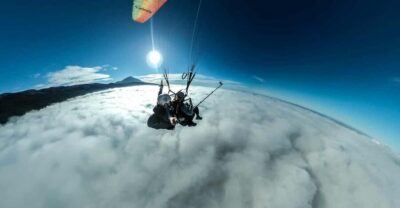 Paragliding Tenerife: Flight from Teide to Puerto de la Cruz