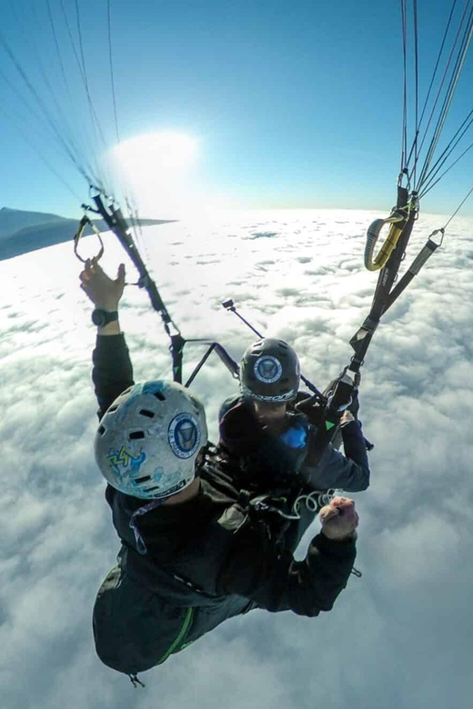Paragliding Tenerife: Flight from Teide to Puerto de la Cruz - Who will enjoy this most?