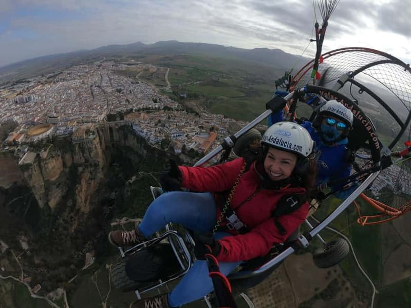 Paramotor flight in Ronda (Málaga), near Marbella - Key points at a glance