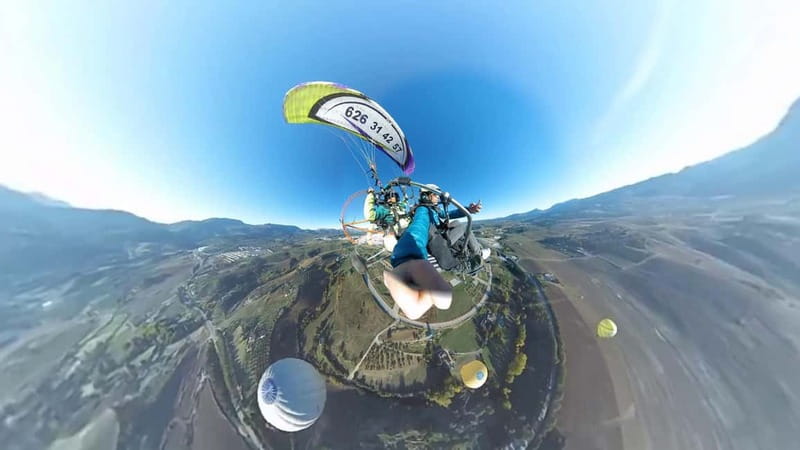 Paramotor flight in Ronda (Málaga), near Marbella - Is $118 a fair price?