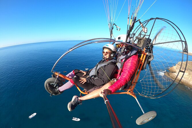 Paratrike Flight in Costa de Adeje with the World Champion - Daniel Crespo and the pilot question