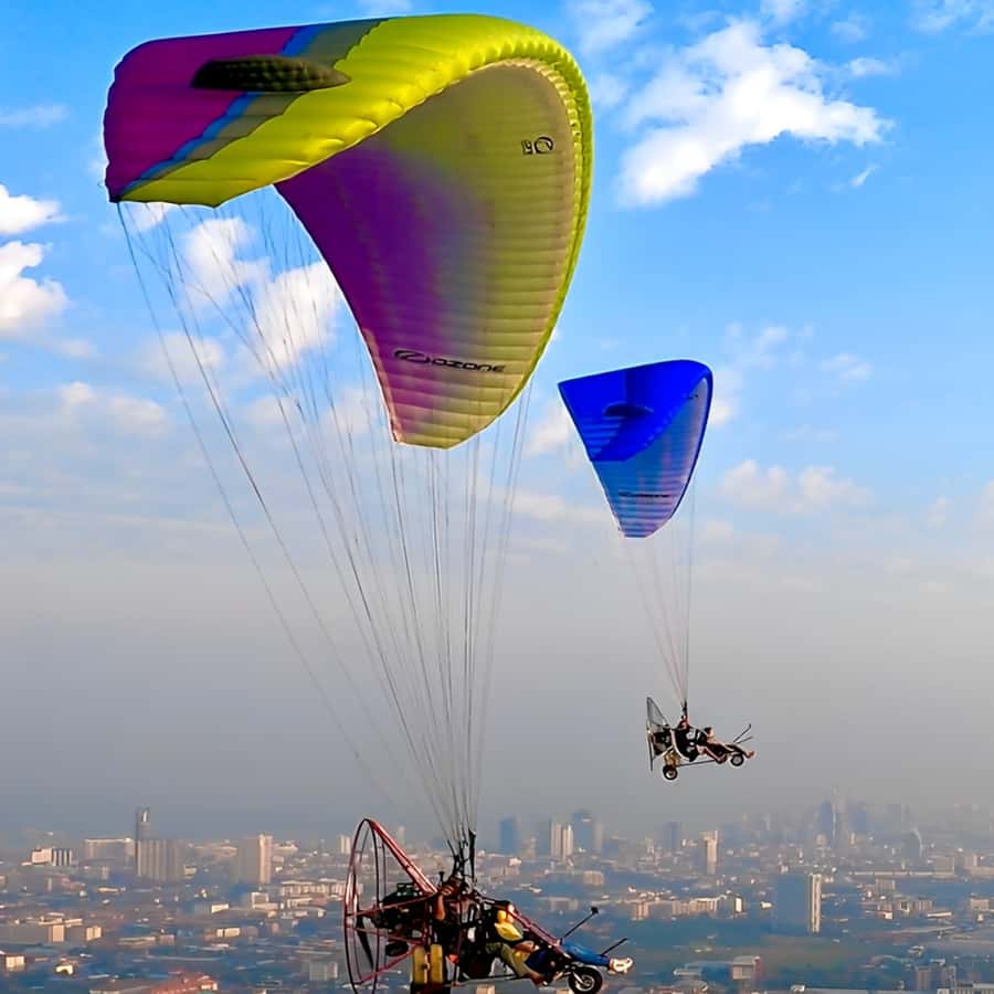 Pattaya: Beach + City Scenic Paramotor Flight by BFA - What the Pattaya paramotor flight is really like