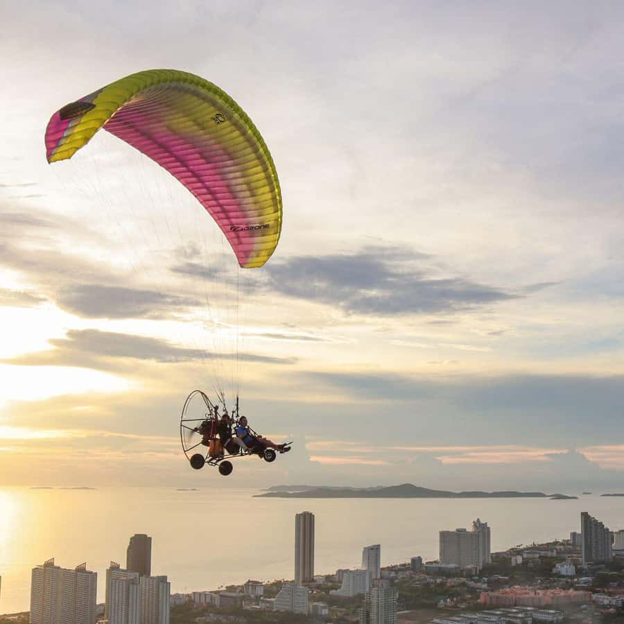 Pattaya: Beach + City Scenic Paramotor Flight by BFA - Accessibility and language support