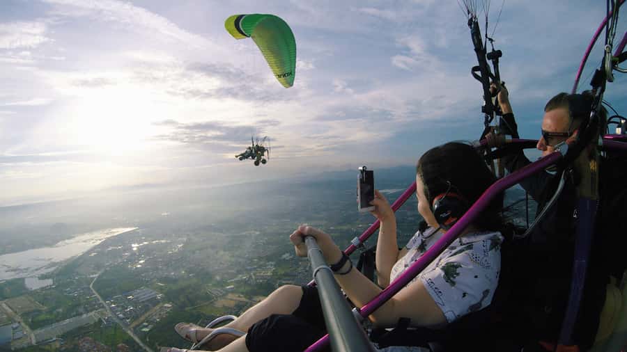 Pattaya: Paramotor Tour with Pickup Service by TSA Thailand - Twenty minutes of views from the air