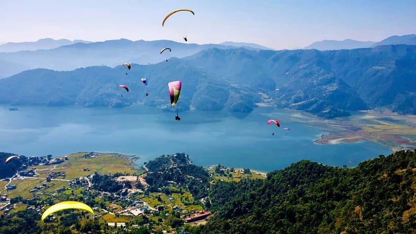 Pokhara: Half Day Upper Seti Rafting & Paragliding adventure - A short break, then more river time