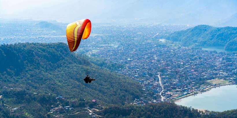 Pokhara Paragliding - From Lakeside to Sarangkot in about half an hour
