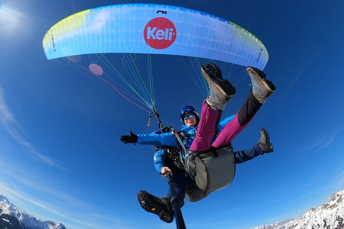 Private paragliding tandem flight in Fulseck - The first few steps into open air