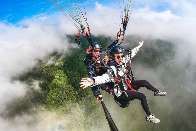 Private tandem flight Classic from the Schmittenhöhe in Zell am See - Takeoff, flight, landing, and the ride back