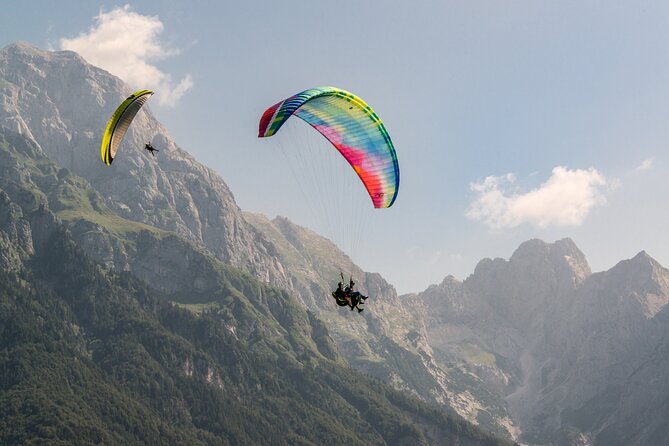 Private Tandem Paragliding in Soča Valley - The Soča Valley From Above