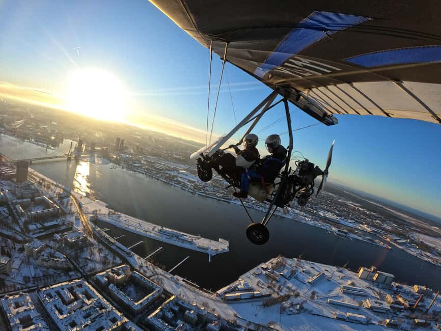 Riga: Hang-Glider 10-Minute Flight Over the City - Arriving at Spilve airfield
