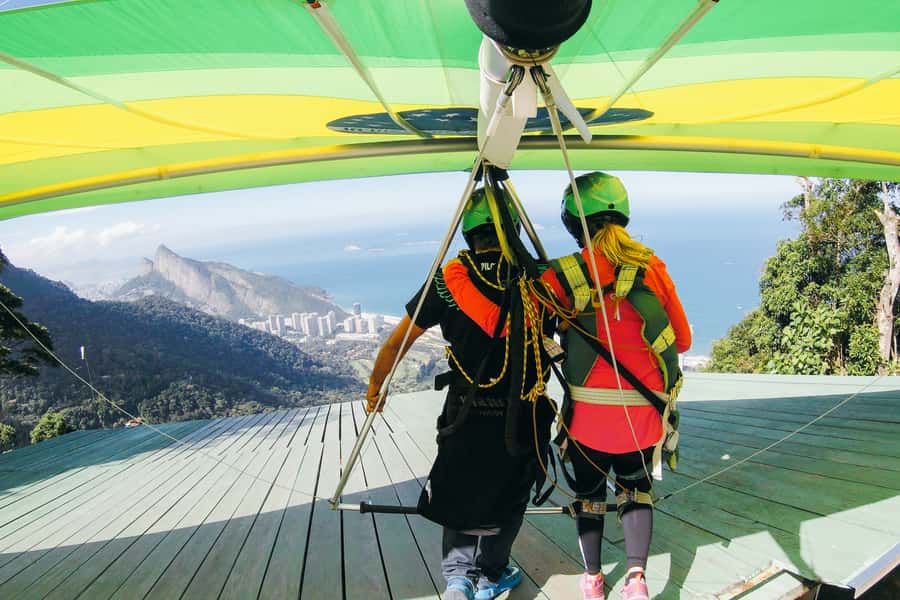 Rio de Janeiro: Hang Gliding Tandem Flight - What you actually get on camera
