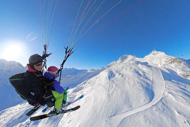 St. Moritz Paragliding Flight Experience - Landing after roughly an hour in the air