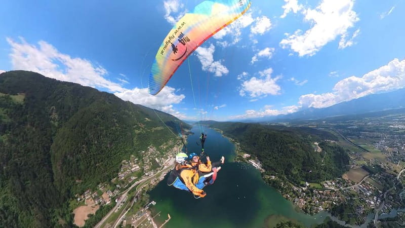 Tandem flight: Paragliding panorama tandem flight - Why this flight is different from a standard mountain activity