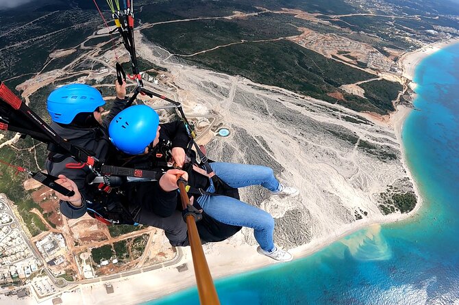 Tandem paragliding Albania (Llogara) - The launch and the 45-minute flight