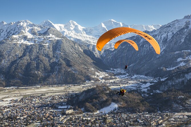 Tandem Paragliding Experience with Transport from Interlaken - Weight limits and departure times