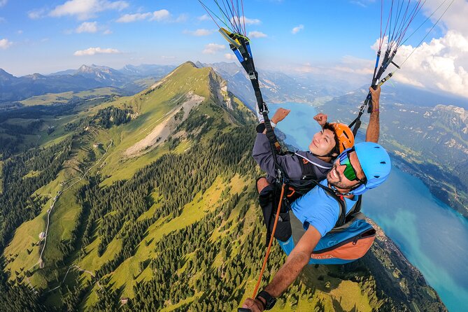 Tandem Paragliding Experience with Transport from Interlaken - Weather can change the plan