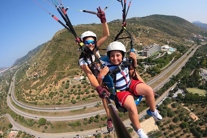 Tandem Paragliding Flight in Cefalù - The Rocca of Cefalù From a New Angle