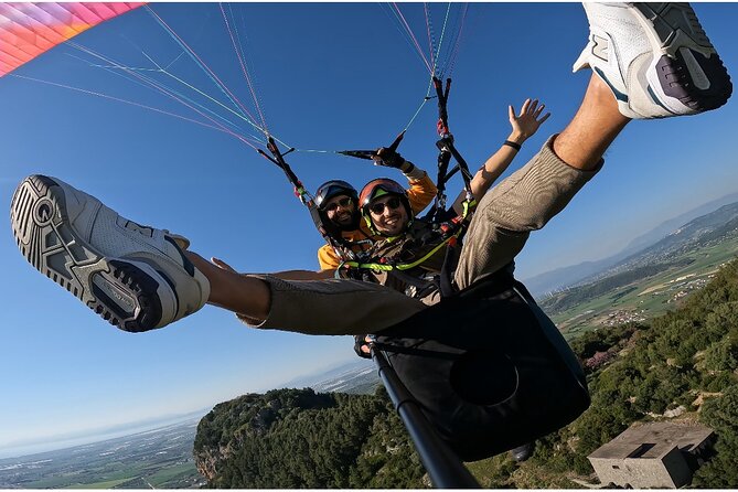 Tandem Paragliding Flight on Capaccio Paestum in Salerno - Flying above Capaccio Paestum