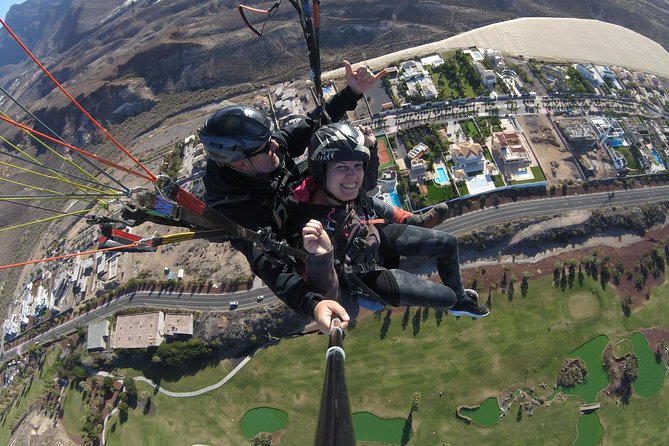 Tandem Paragliding Flight over Tenerife - Landing sites and the main point of caution