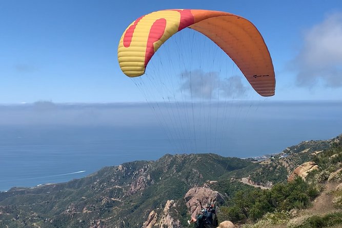 Tandem Paragliding flight with instructor in Malibu - Is $320 a Fair Price?