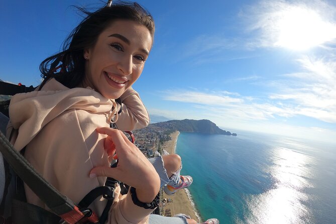 Tandem Paragliding from Antalya (Best Price) - Flying above Alanya’s Cleopatra Coast
