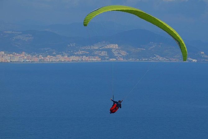 Tandem Paragliding in Alanya - Taking off above Alanya