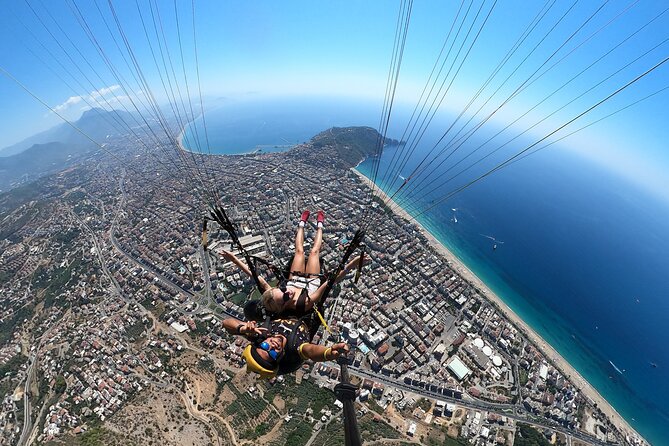 Tandem Paragliding in Alanya, Antalya Turkey with a Licensed Guide - The price and the extras