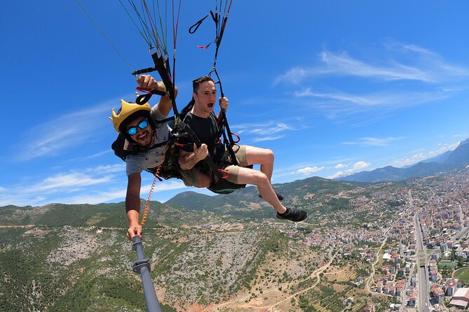 Tandem Paragliding in Alanya, Antalya Turkey with a Licensed Guide - The launch: trust the instructions