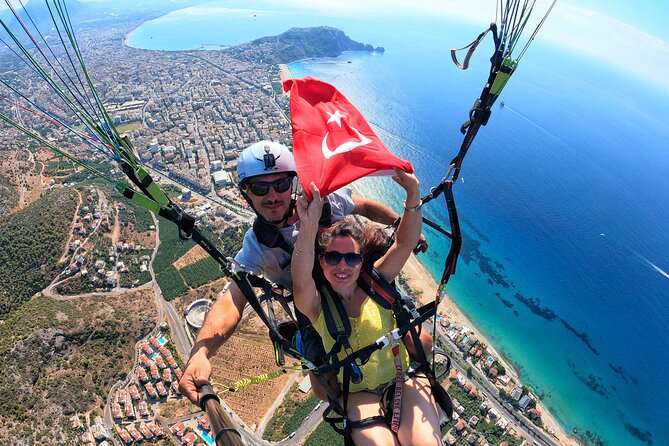 Tandem Paragliding in Alanya with Professional Licensed Pilots - The briefing, equipment, and safety setup