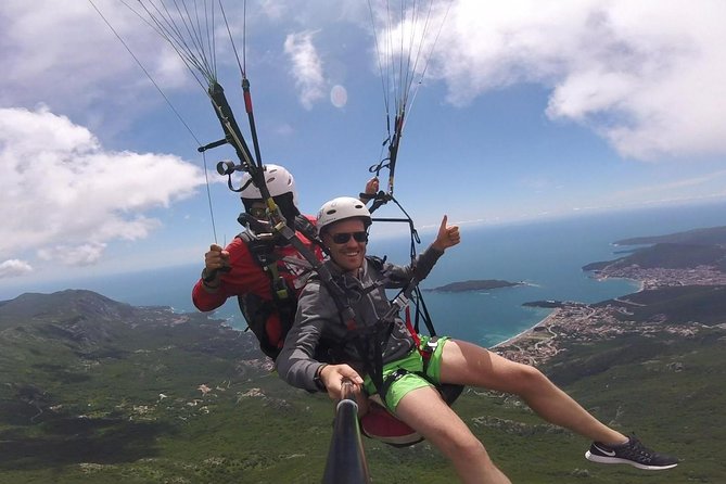 Tandem paragliding in Budva /All-inclusive - The wider Montenegro viewpoint