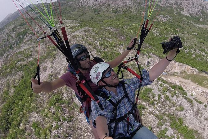Tandem paragliding in Budva /All-inclusive - Returning to Budva after the flight