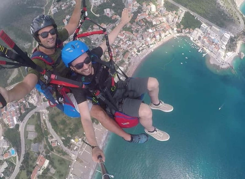 Tandem Paragliding in Budva with Expert Pilots/All-inclusive - What the flight feels like for a first timer