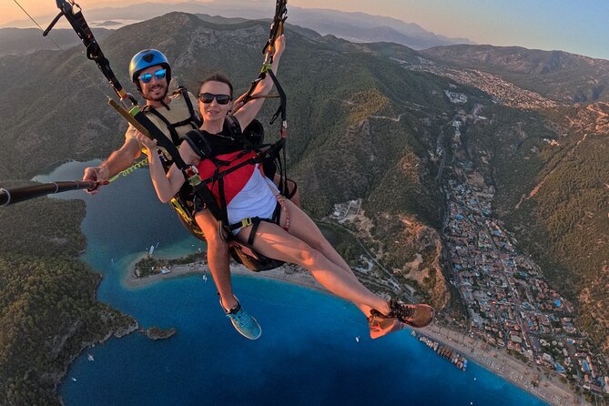 Tandem Paragliding in Fethiye and Oludeniz - Landing near the Fly Laputa office