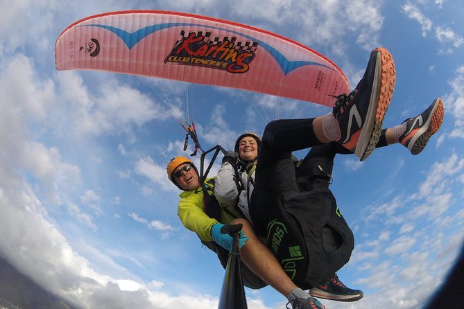 Tandem paragliding in Tenerife - The 15 to 25 Minute Flight