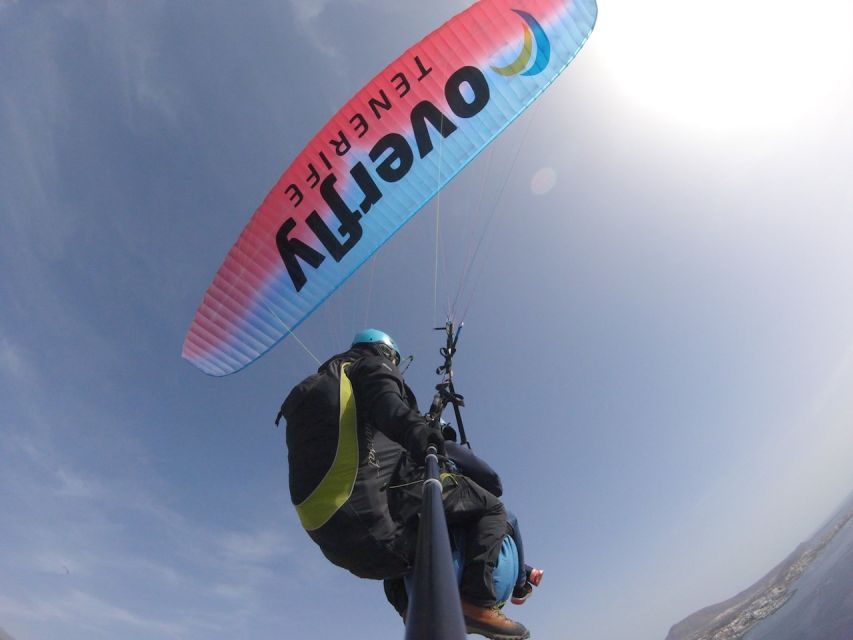 Tenerife: Acrobatic Paragliding Tandem Flight - From Playa de la Enramada to the launch point