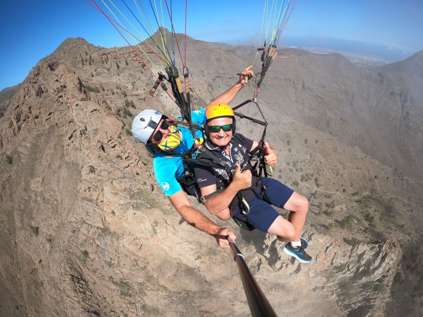 Tenerife: Paragliding with National Champion Paraglider - Takeoff above the ravines