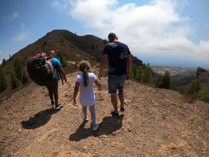 Tenerife: Paragliding with National Champion Paraglider - The view toward Adeje and the beach landing