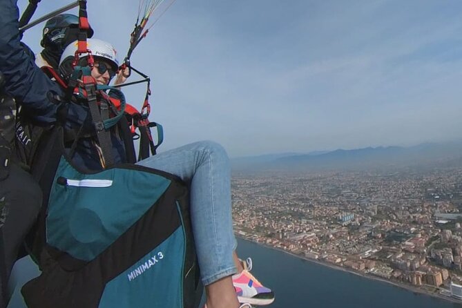 Two-seater paragliding Amalfi and Sorrento Coast Monte Faito - The pilot and safety setup