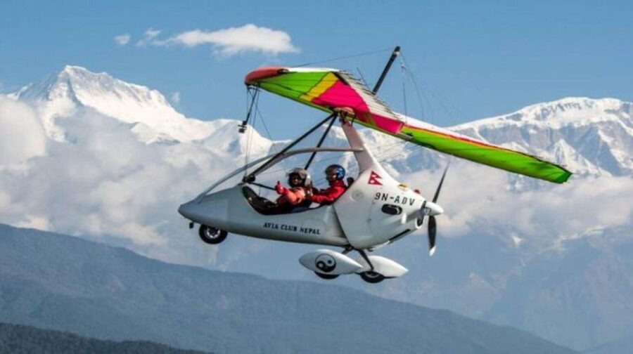 Ultralight Flight Adventure in Pokhara - The views: mountains, lakes, and valleys