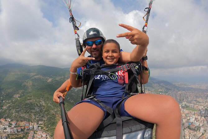 Ulusky Paragliding Alanya - Taking off above Alanya