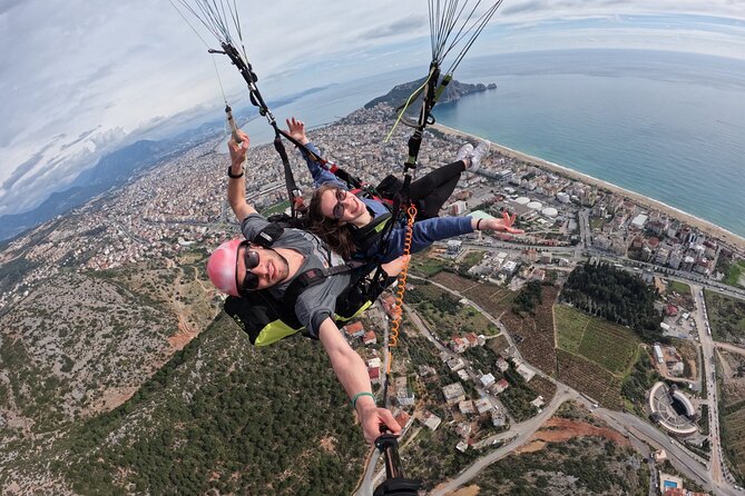 Ulusky Paragliding Alanya - Cleopatra Beach from a bird’s-eye view