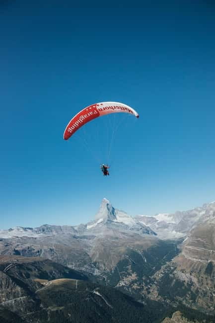Zermatt: Tandem Paragliding Flight - Best Matterhorn Views - Meeting at the bottom station